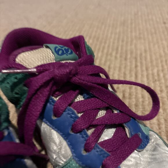 Women’s Nike SB 6.0 Dunk Low 2009 Zebra Purple Teal 314141-400 Sz 6 Skate Shoes - Picture 4 of 11